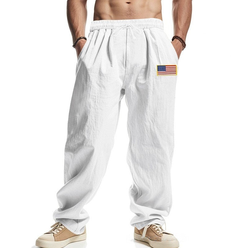 Bequeme Herren Fitnesshose Sportliche Lockere Hose