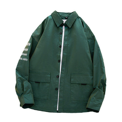 Herren Jacke Modern Utility Style mit vielen Taschen
