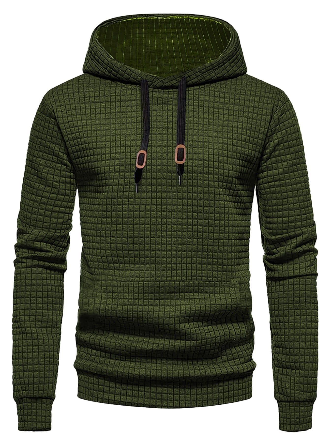 Herren Kapuzenpullover Strukturiert Modern Glamour Style