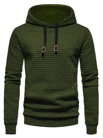 Herren Kapuzenpullover Strukturiert Modern Glamour Style