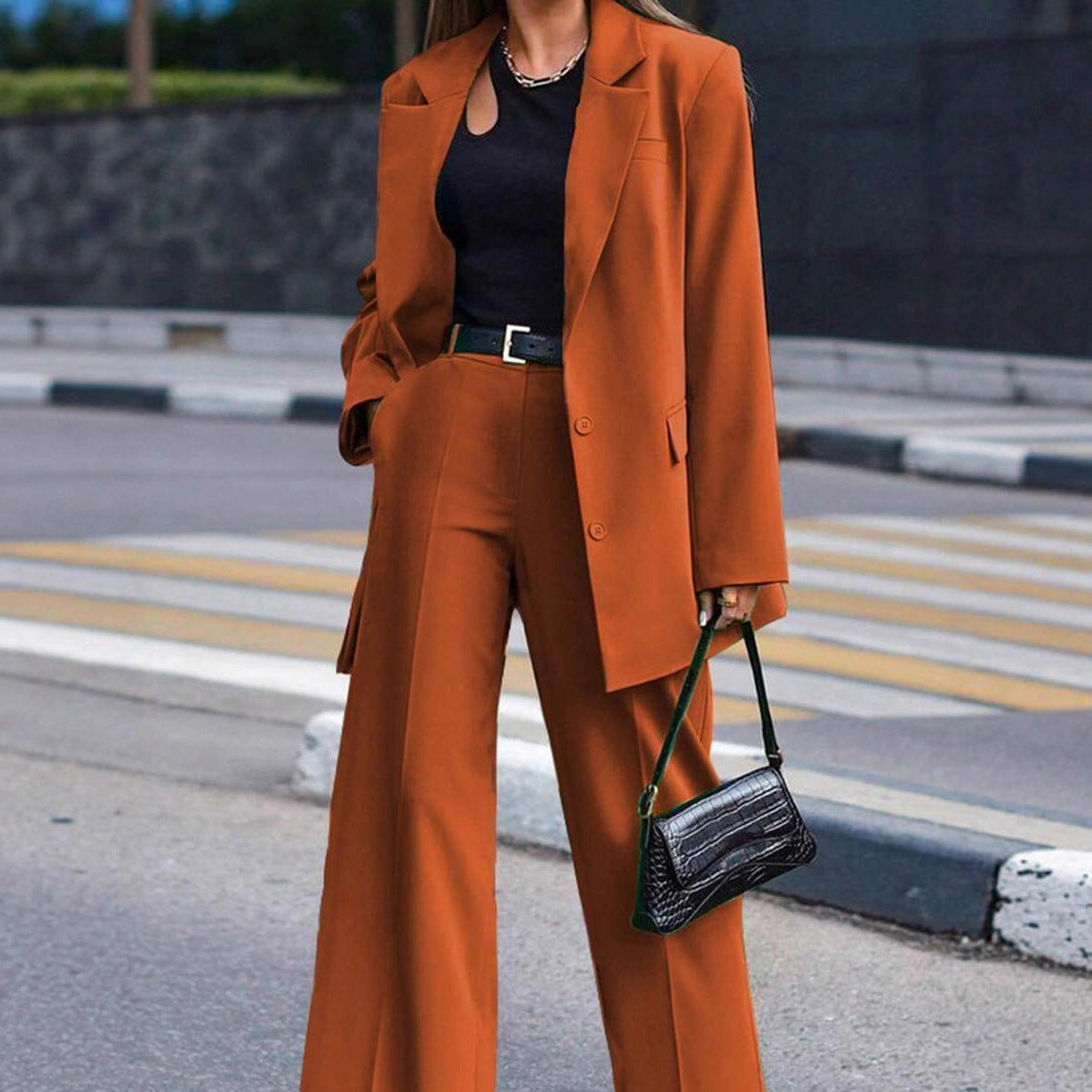 Damen Blazer Oversize Set Modern Elegant - BerlinGlamour