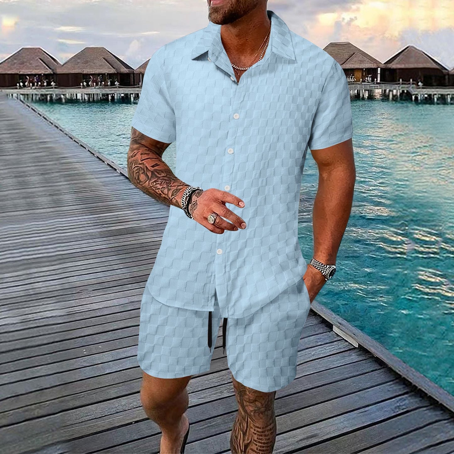 Herren Sommeroutfit Modern Urlaubslook