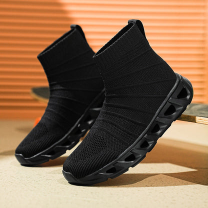 Damen Sneaker Strick Hochmodisch Flexibel