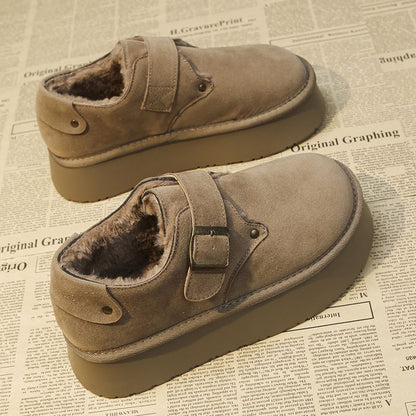 Damen Slipper Weich Komfortabel Mit Schnalle