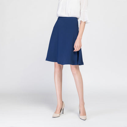 Eleganter Damen Rock Klassisch Schwarz
