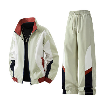 Herren Sport-Outfit Jacke Hose Set Modern
