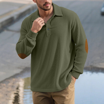 Herren Polohemd Langarm Elegant Berlin Style