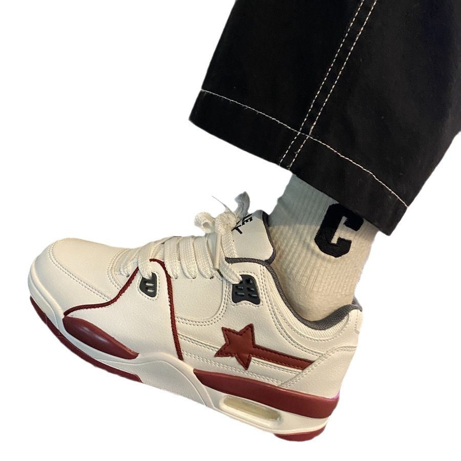Damen Sneaker Sportlich Sternen Applikation Dämpfend