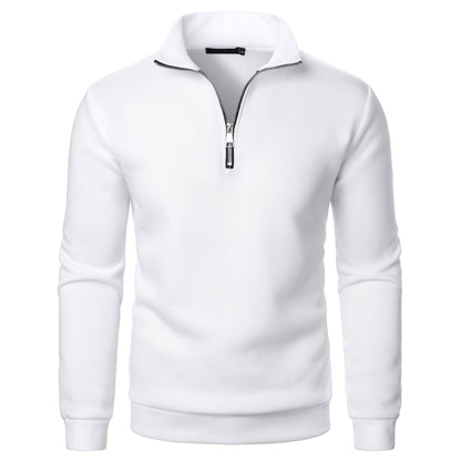 Herren Pullover Kurz Reißverschluss Modern Sportlich
