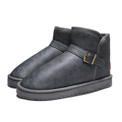Damen Stiefel Kurz Elegant mit verstellbarem Riemen