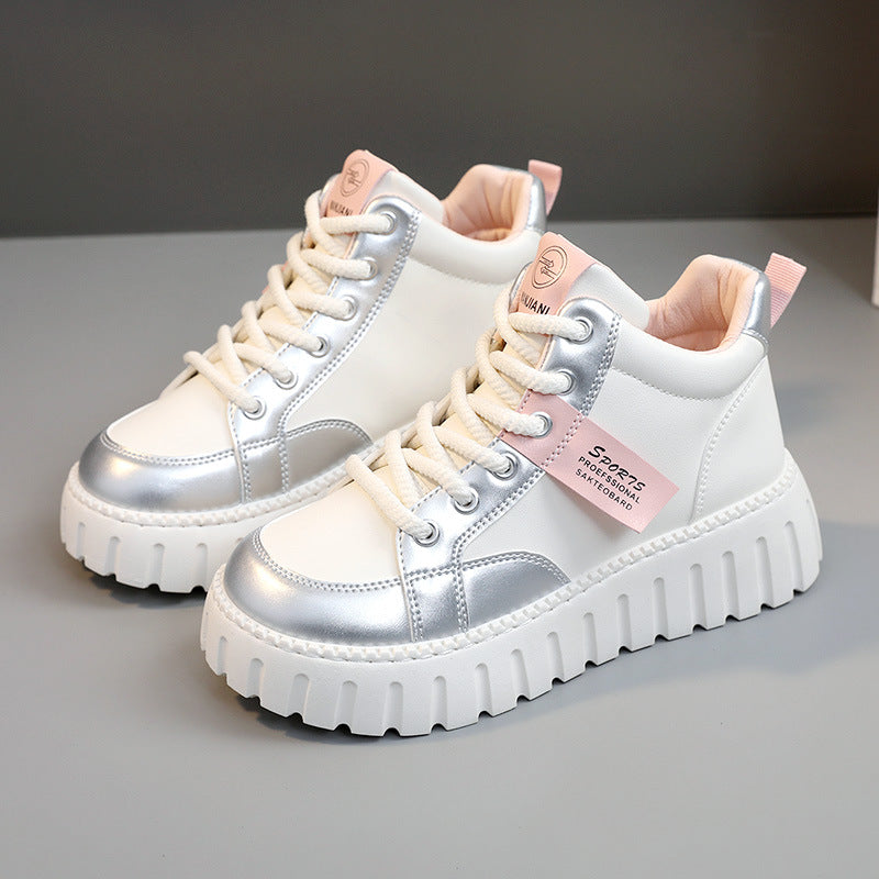 Damen Sneaker High-Top Sportlich Robust