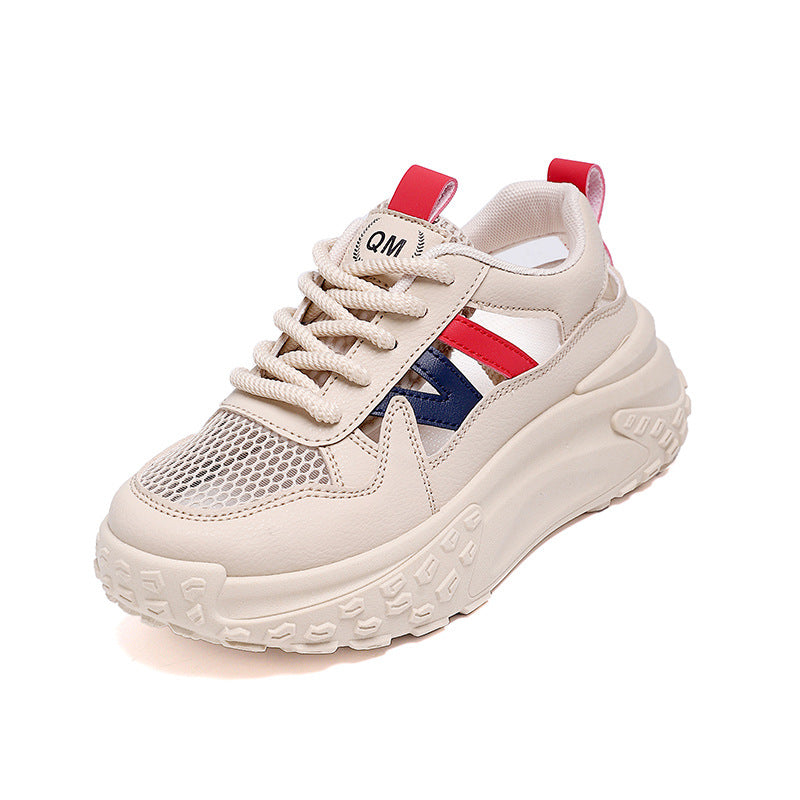 Damen Sneaker Chunky bequem atmungsaktiv Sportschuhe