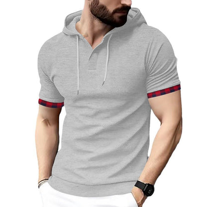 Herren Kapuzenshirt Karo Design Modern Streetwear