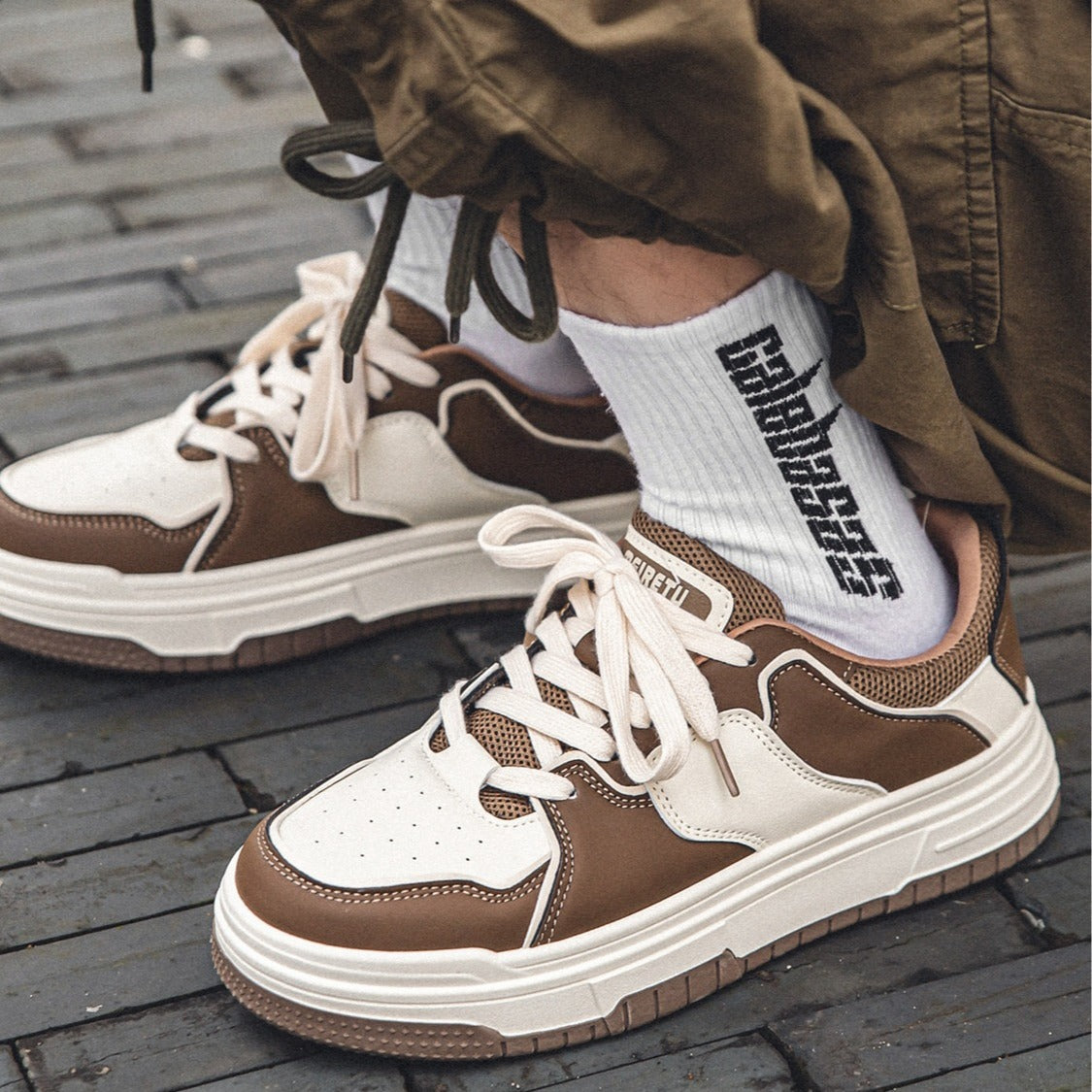 Damen Sneaker Dicksohlige atmungsaktiv Modisch