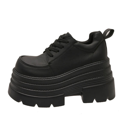 Damen Sneaker Hoch Keilabsatz Chunky Schuhe