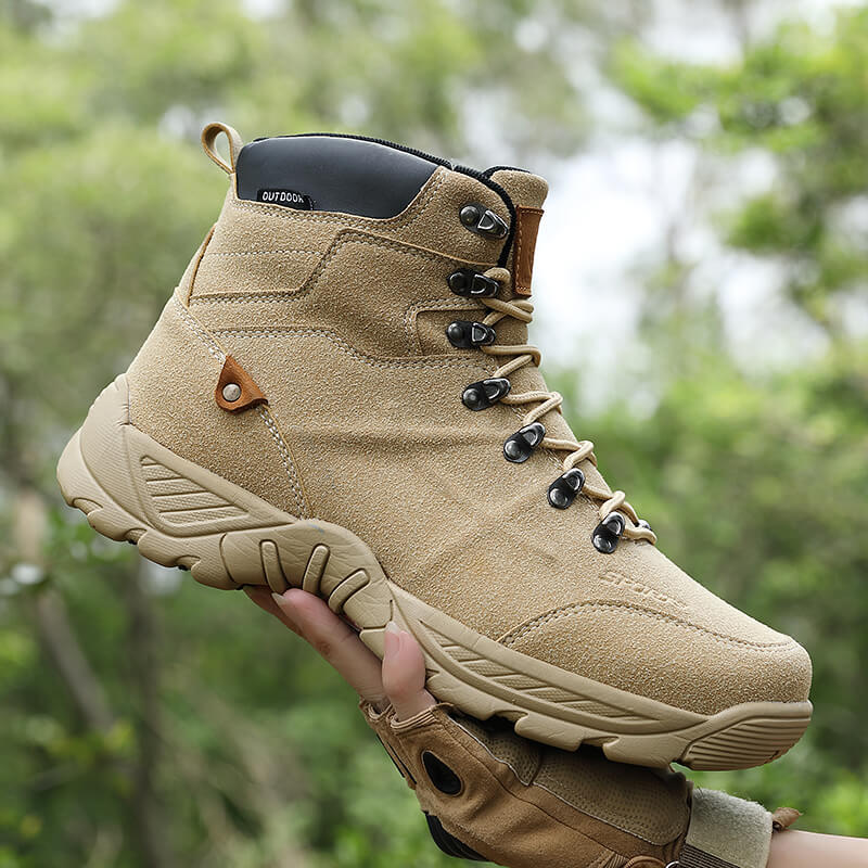 Herren Stiefel Wasserdicht Knöchelschutz Rutschfest Outdoor - BerlinGlamour