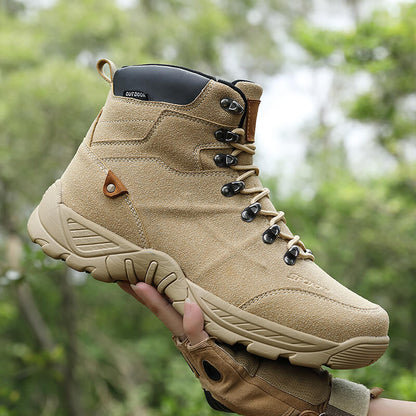 Herren Stiefel Wasserdicht Knöchelschutz Rutschfest Outdoor - BerlinGlamour