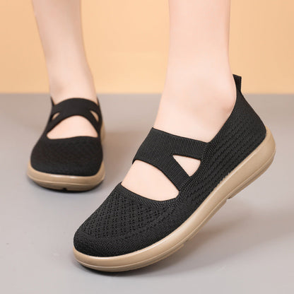 Damen Schuhe Slip-On Bequem Elastisch Komfort