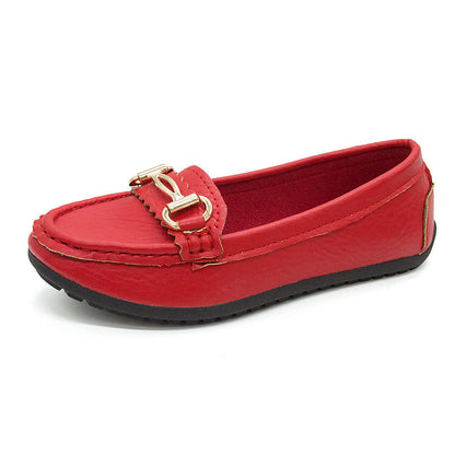 Damen Mokassinschuhe Gold Dekorative Pantoletten