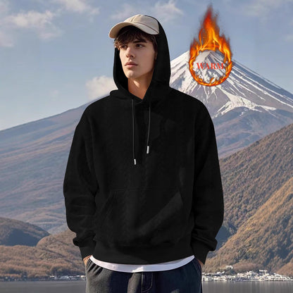 Herren Fleece Pullover Kapuzenjacke atmungsaktiv Warm - BerlinGlamour