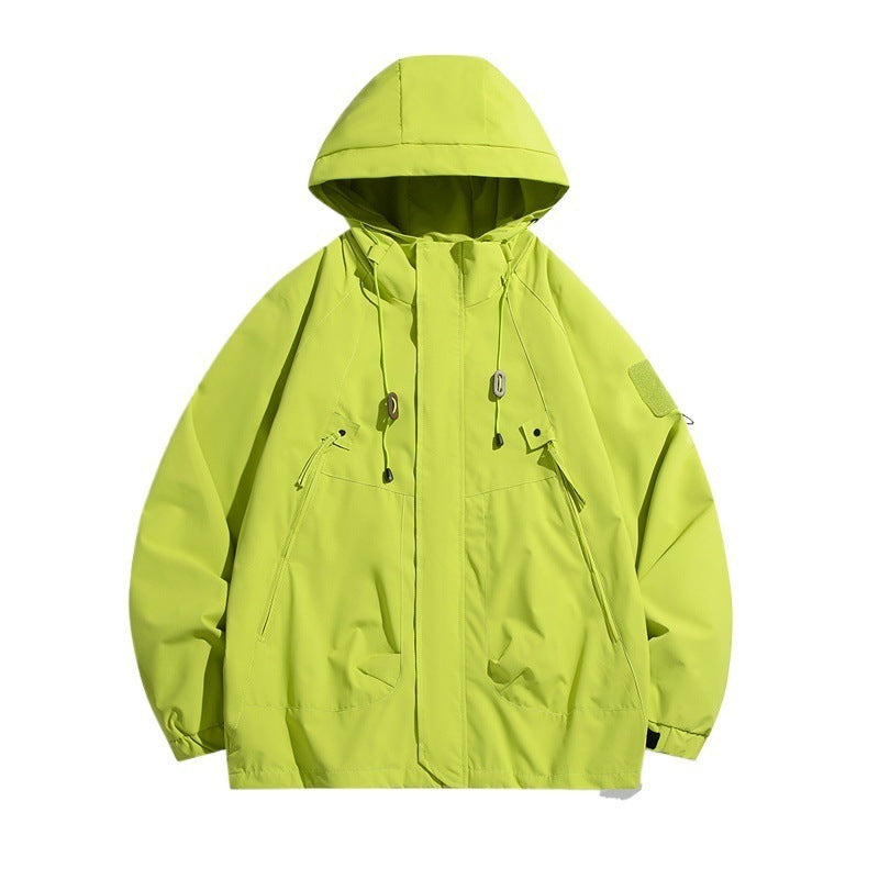 Herren Outdoorjacke Vielseitig Verstellbar Große Taschen