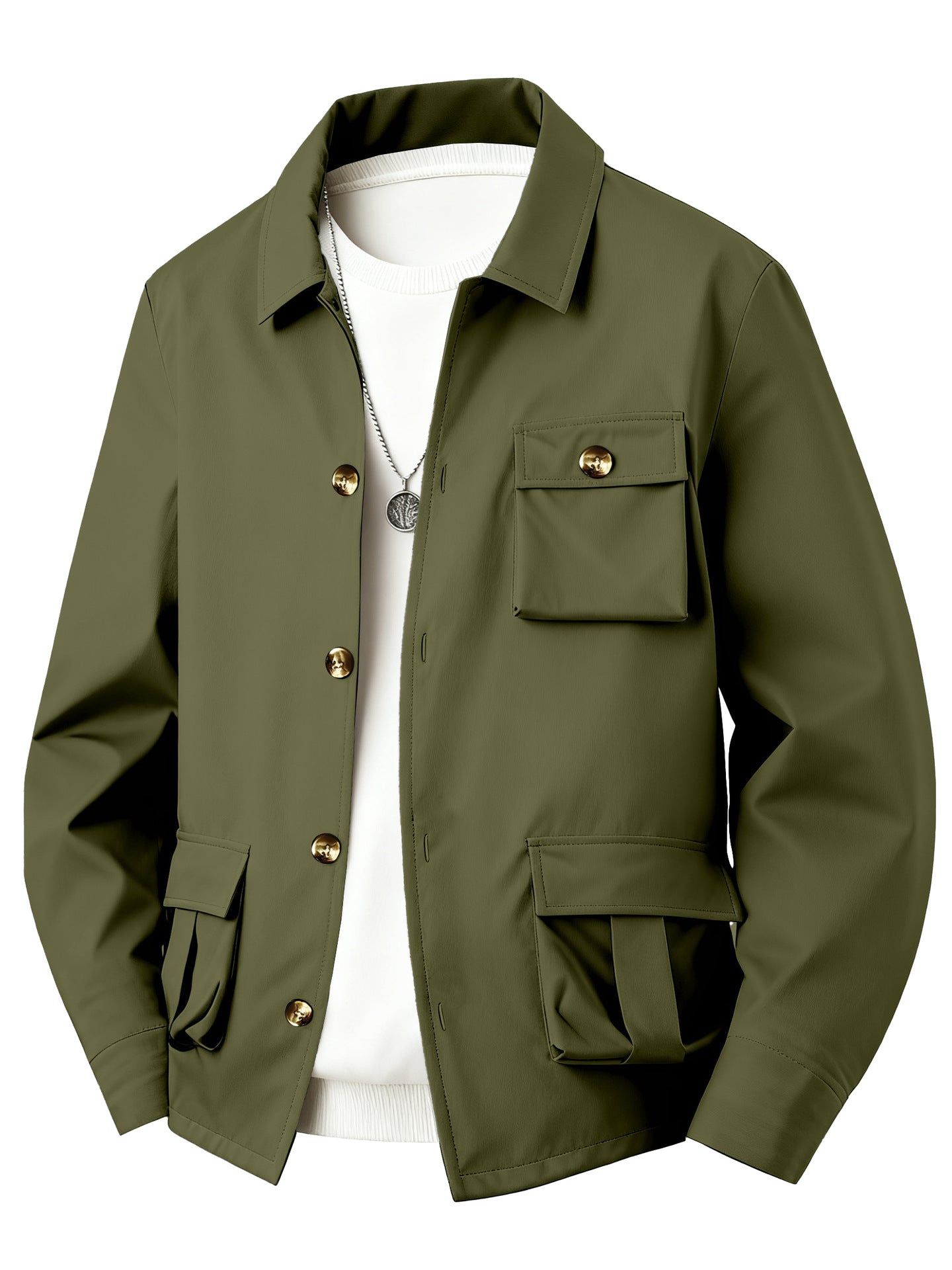Herren Outdoor-Jacke Funktionstaschen Praktisch Wasserdicht