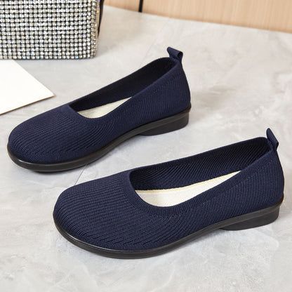 Damen Ballerinas Bequem Flexible Sohle Moderne Schuhe