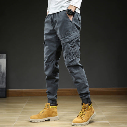 Herren Cargohose Urban Style Modern Schwarz - BerlinGlamour