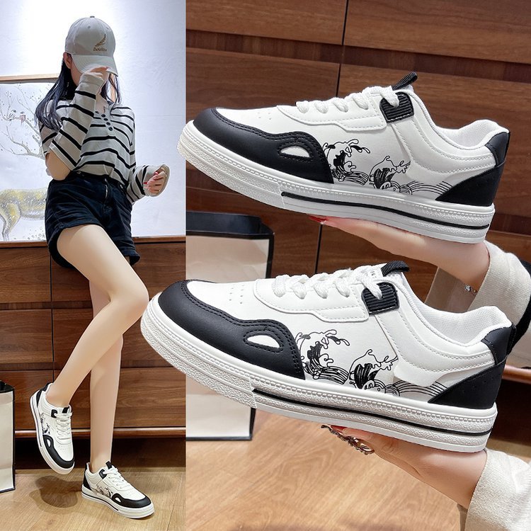 Damen Sneaker Atmungsaktiv Rutschfest Weiß