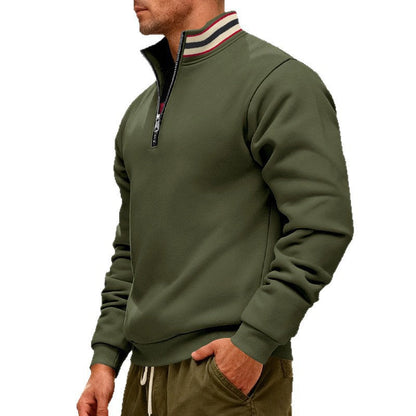 Herren Sportpullover Modern Athletisch Grün