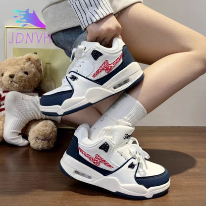 Damen Sneaker Sportlich Atmungsaktiv Komfortabel Schwarz