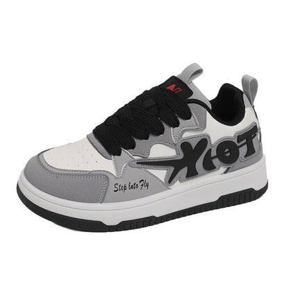 Damen Sneaker Sportlich Denim Look Bequem
