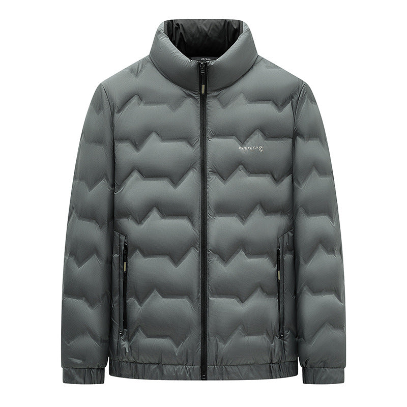 Herren Winterjacke Gefüttert Warm Isoliert
