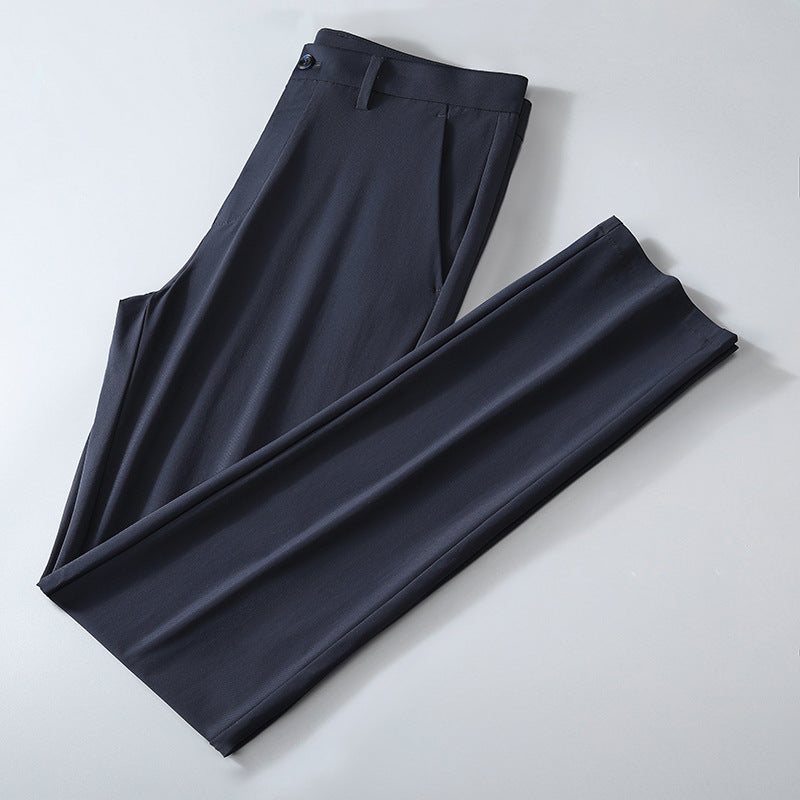 Herren Anzughose Slim Fit Bequem Elegant