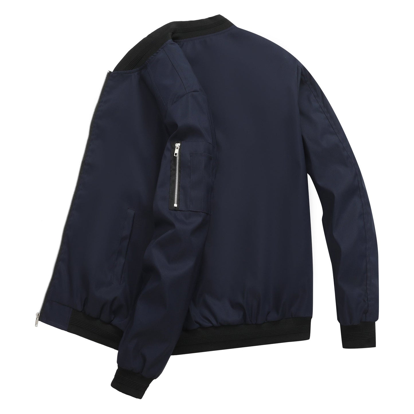 Herren Bomberjacke Elastisch Vieltaschen Modern