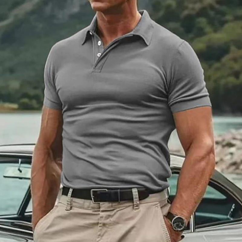 Herren Poloshirt Atmungsaktiv Feuchtigkeitsregulierend Sportlich