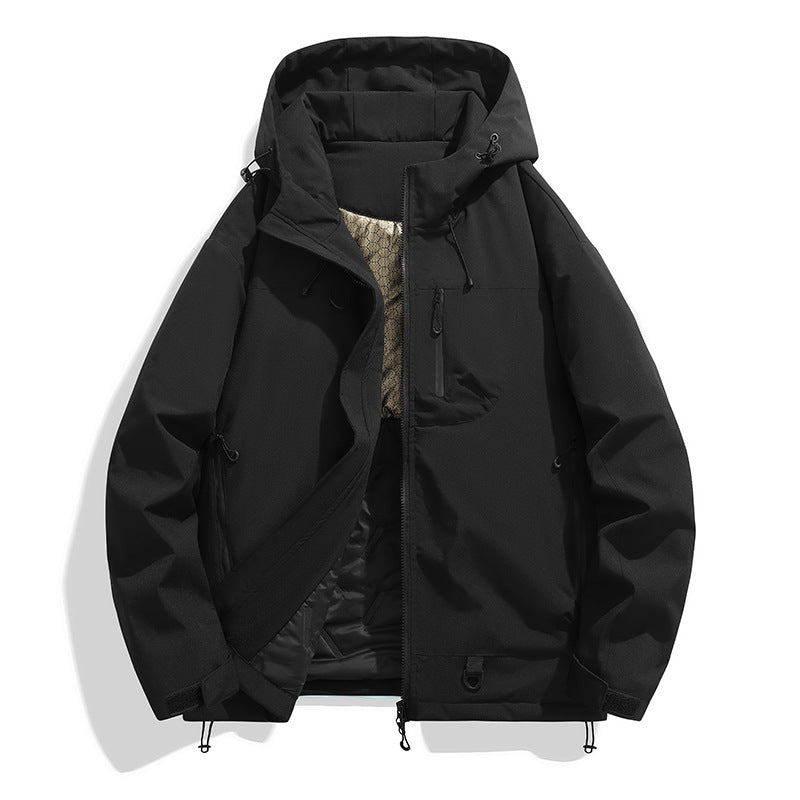 Herren Outdoor-Jacke Wasserdicht Funktionell Modern