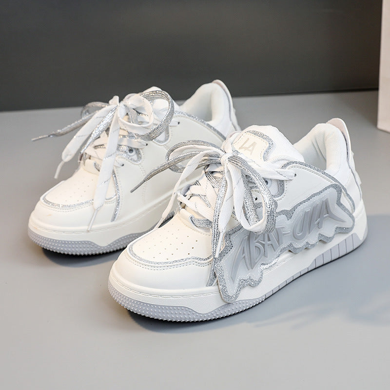Damen Sneaker Glänzend Einzigartig Trendy Heidi Style