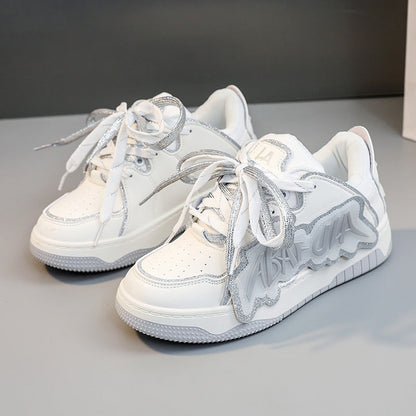 Damen Sneaker Glänzend Einzigartig Trendy Heidi Style