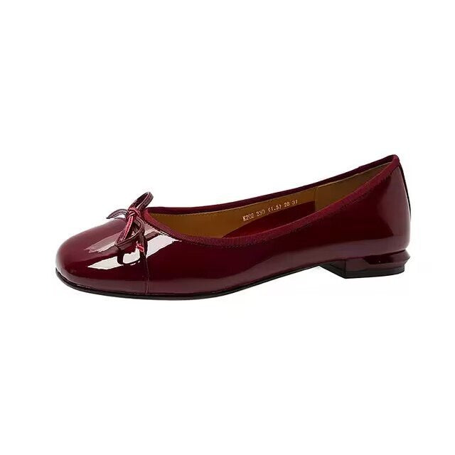 Damen Ballerinas Schleifen Detail Widerstandsfähig Elegant