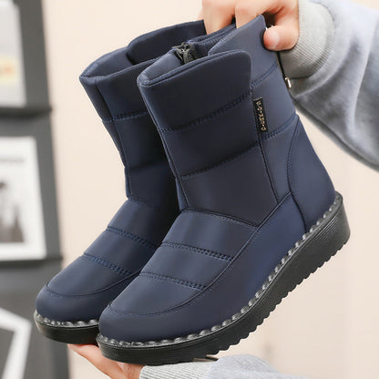 Damen Winterboots Warm Rutschfest Schnee Stiefel