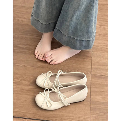 Damen Ballerinas Elegante Schleifen Design Spitze - BerlinGlamour