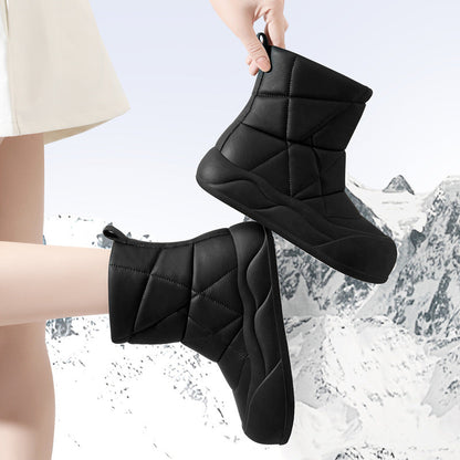 Damen Winterstiefel Warm Isoliert Wasserfest