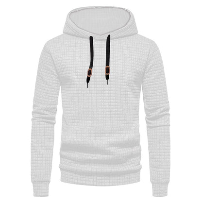 Herren Hoodie Modern Hochkragen Strukturiert