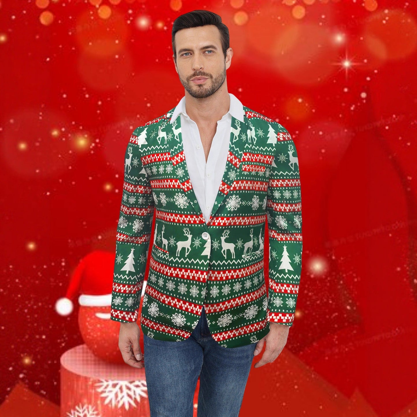 Herren Weihnachtsblazer Elegant Berlin Style - BerlinGlamour