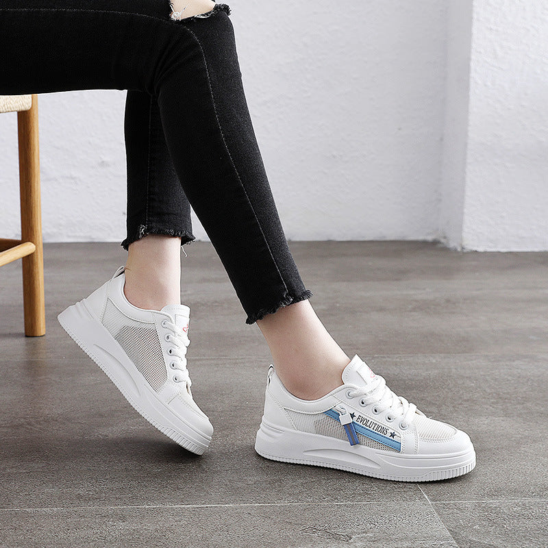 Damen Sneaker Sportlich Laufschuhe Mit Zipperdesign