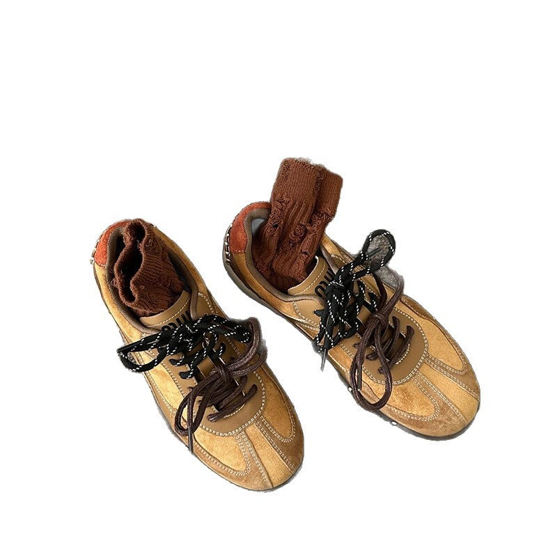 Damen Sneaker Wildleder Atmungsaktiv Modisch