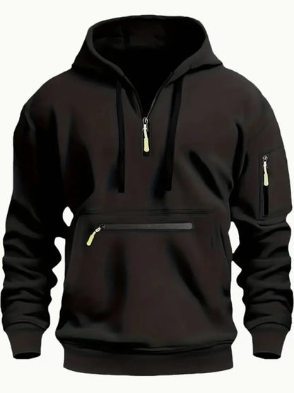 Herren Hoodie Modern mit Reißverschluss und Coolen Designs