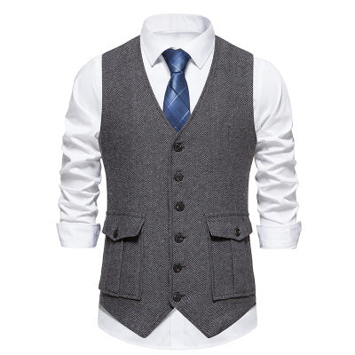 Herren elegante gesteppte Weste BerlinGlamour