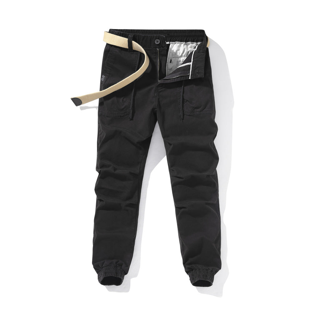 Herren Hose Bequem mit elastischem Bund und vielen Taschen